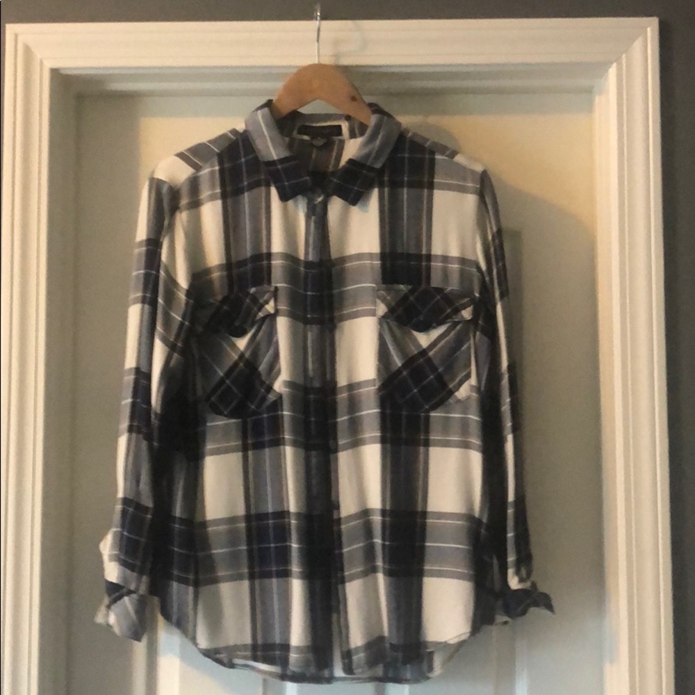 Sanctuary plaid button down